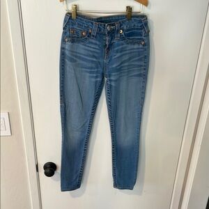 True Religion Blue Skinny Jeans Classic Style